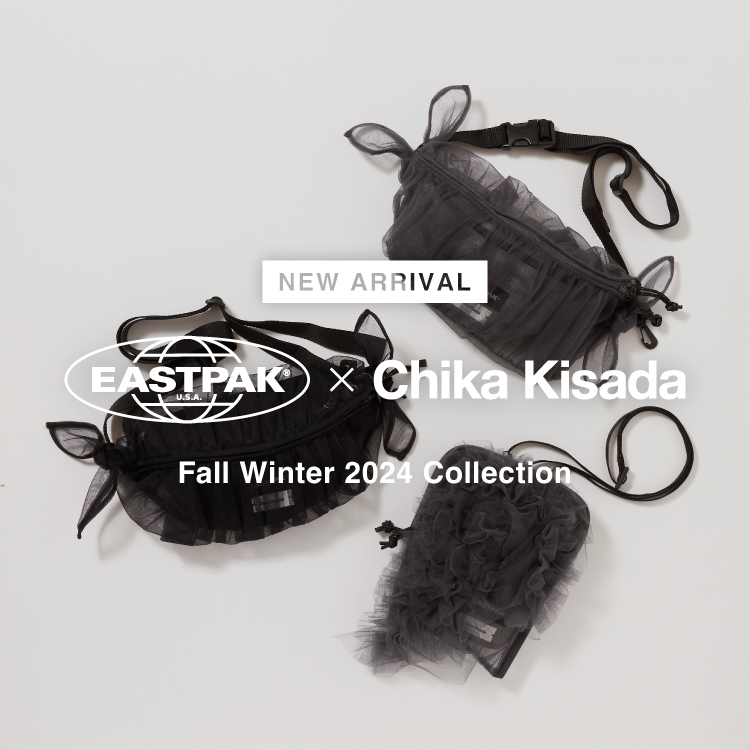 2024年7月26日(金)11時～パリゴオンラインにて販売開始！「Chika Kisada(チカキサダ)× EASTPAK(イーストパック)」コラボバッグをご紹介！