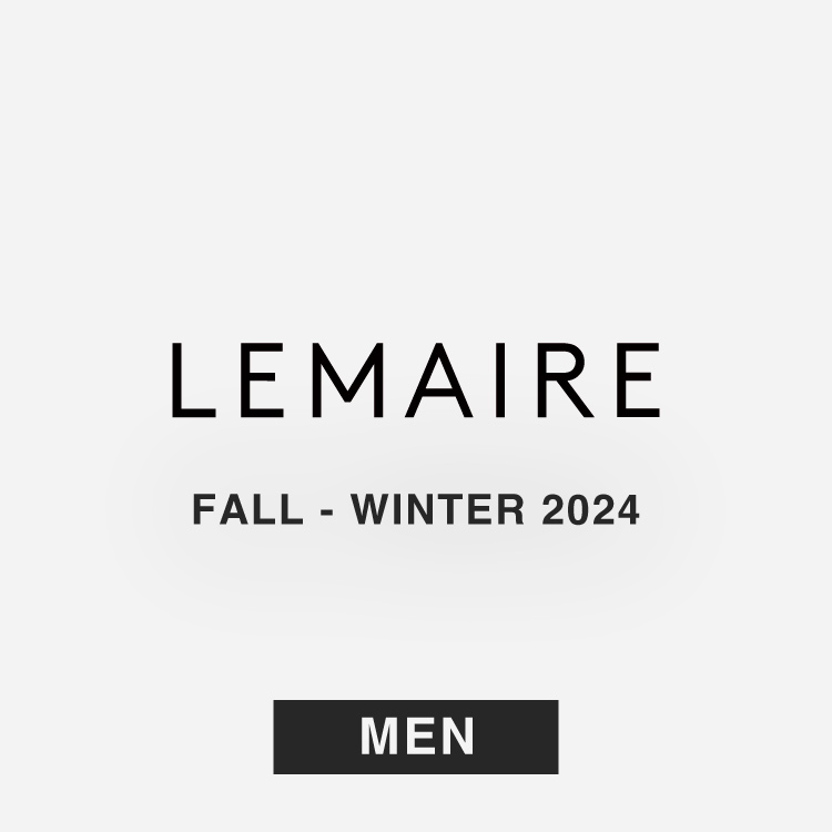 LEMAIRE(ルメール) MEN 2024SS 新作ラインナップ