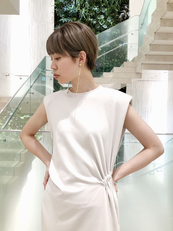 akiranaka Pointillism dress ホワイト　極美品定価71500円