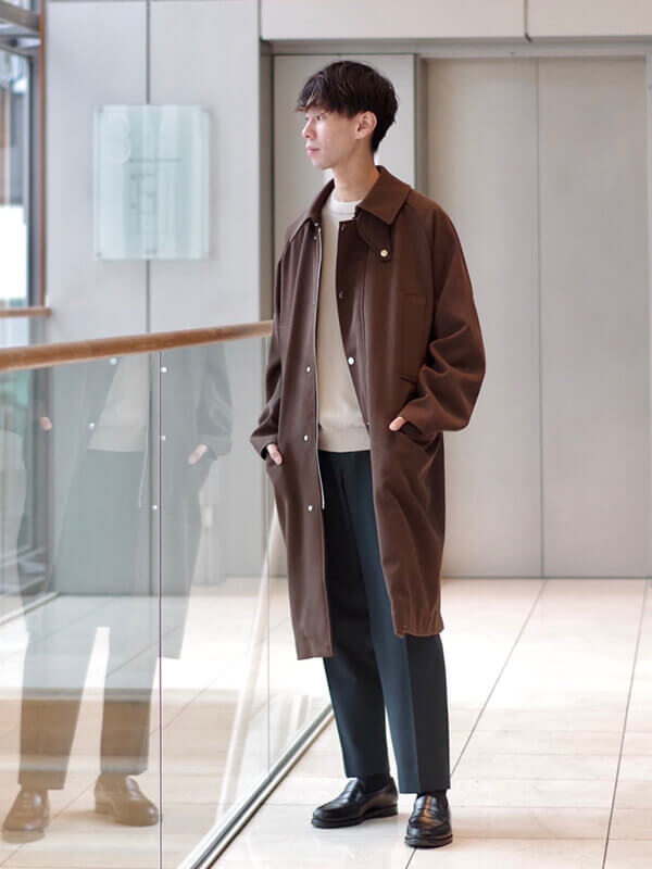 MARKAWARE WAYFARER COAT チャコール 1