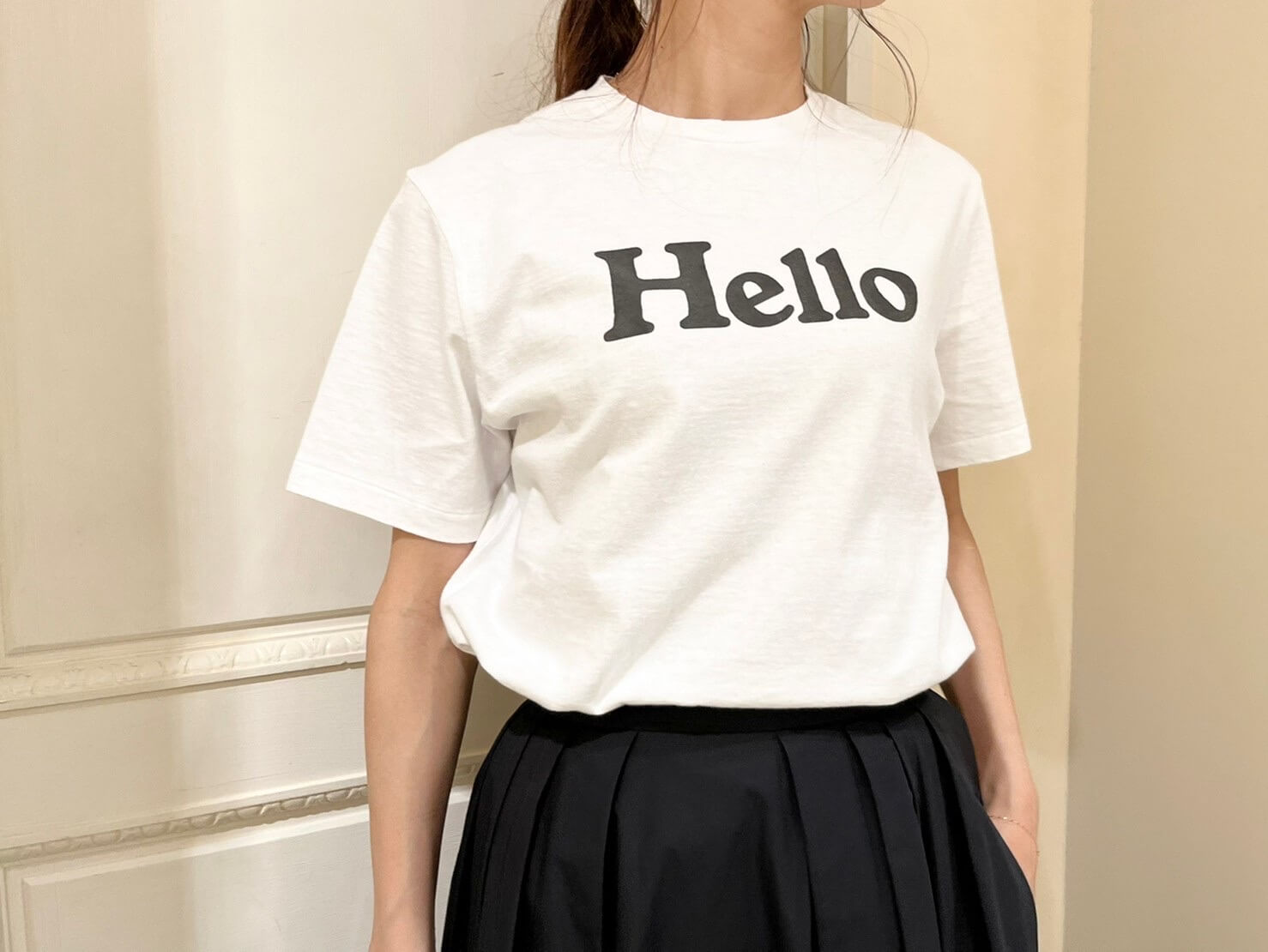 【新品未使用タグ付】MADISONBLUE / HelloTシャツ 2019SS