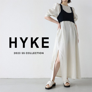 HYKE(ハイク)】 LINEN BALLOON SLEEVE MAXI DRESS｜PARIGOT ONLINE