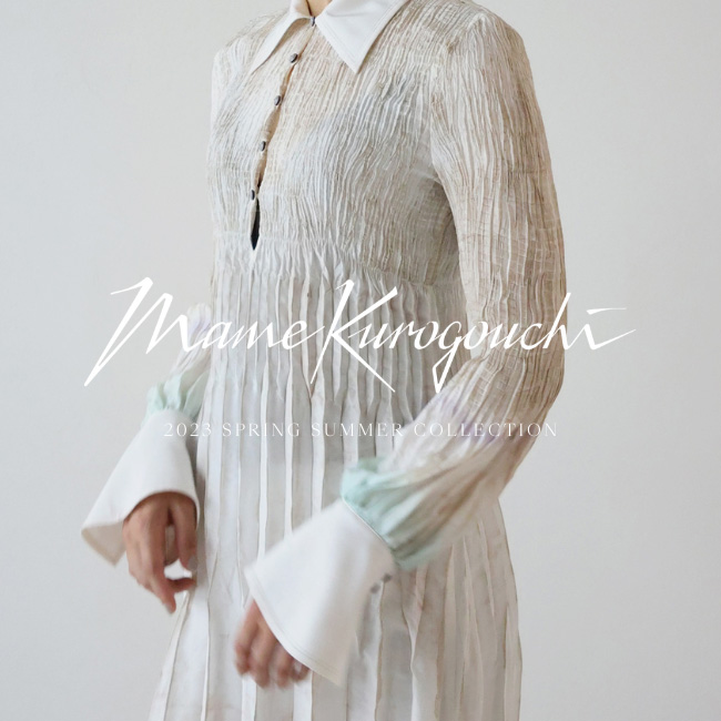 mame Tape Embroidered Shirt Dress