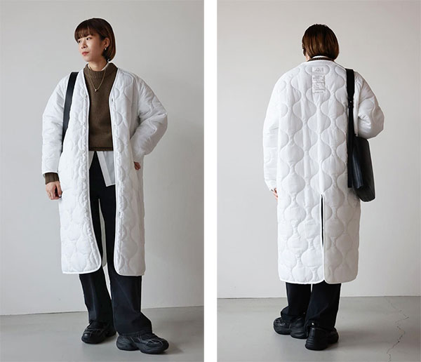 身長別に徹底比較】HYKE(ハイク)2024AW QUILTED LINERシリーズ、色やサイズでお悩みの方はコレを見て！