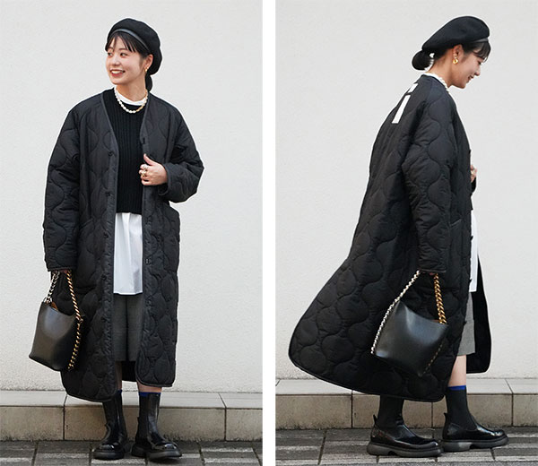 身長別に徹底比較】HYKE(ハイク)2024AW QUILTED LINERシリーズ、色やサイズでお悩みの方はコレを見て！