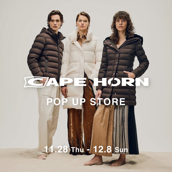 【広島店・福山店・パリゴオンライン】CAPE HORN(ケープホーン) POP UP SHOP 開催