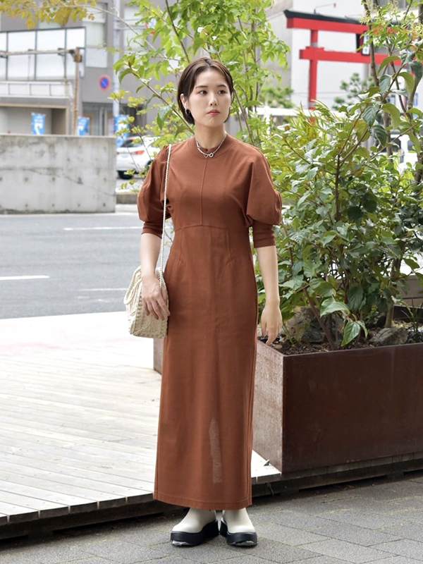 【黒島結菜着用】mame kurogouchi ワンピースファッション