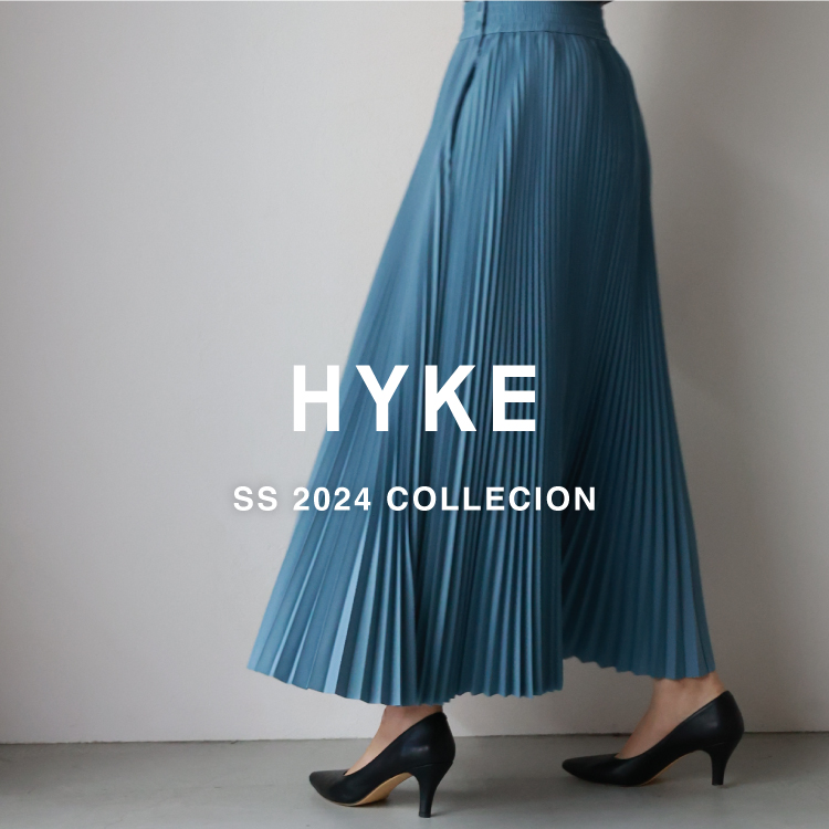 HYKE/ハイク/タフタシャーリングブラウス＆プリーツスカート | www ...
