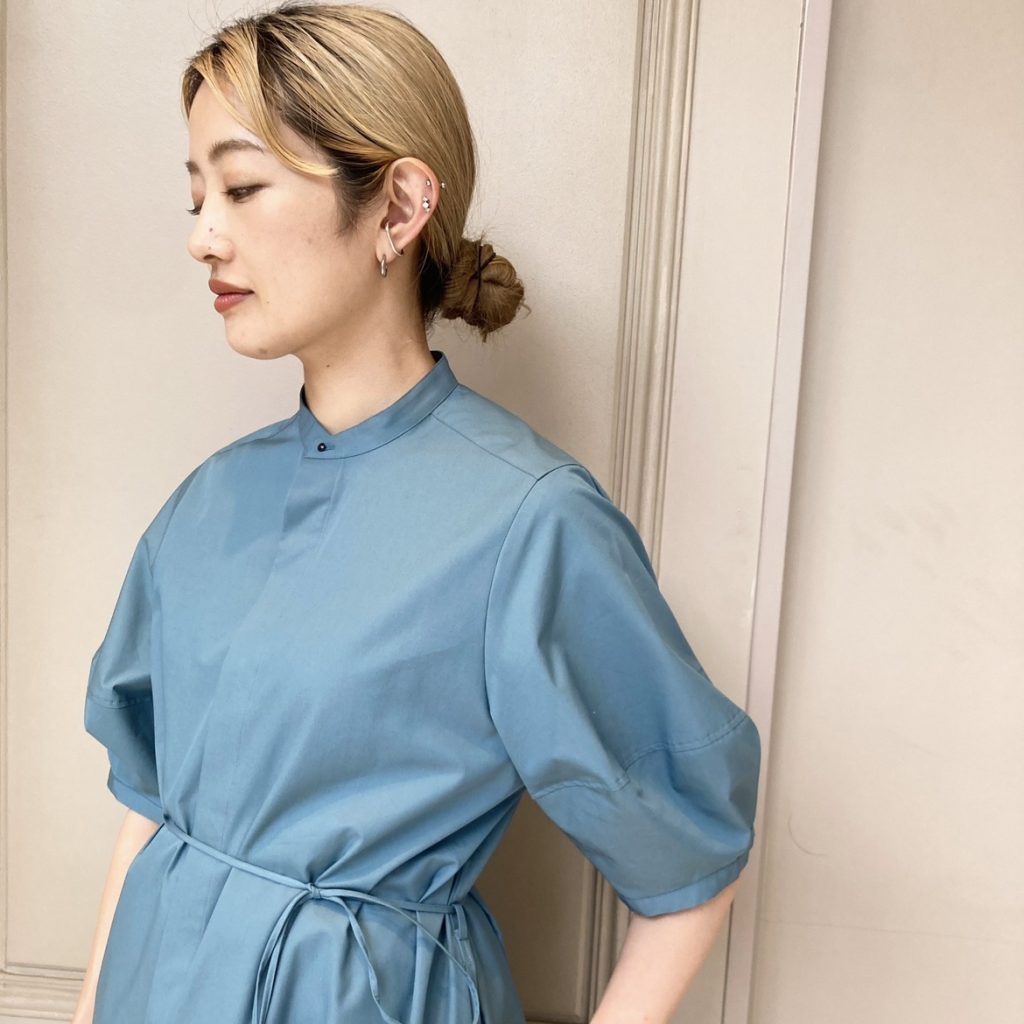 HYKE(ハイク)】 C/L BALLOON SLEEVE DRESS｜PARIGOT ONLINE（パリゴオンライン）