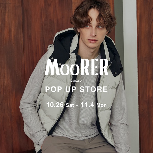 【パリゴ福山店・パリゴ松山店】MooRER(ムーレー) POP UP STORE